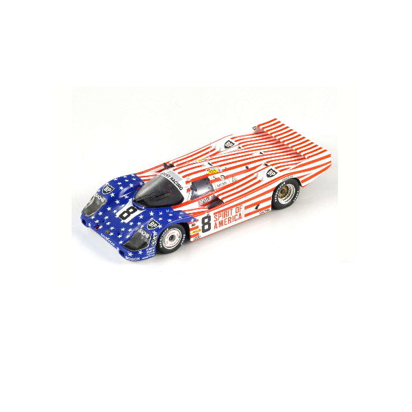 1:64 scale Porsche 956 #8 Spirit of America 1986 Le Mans 24 hour 3rd place
