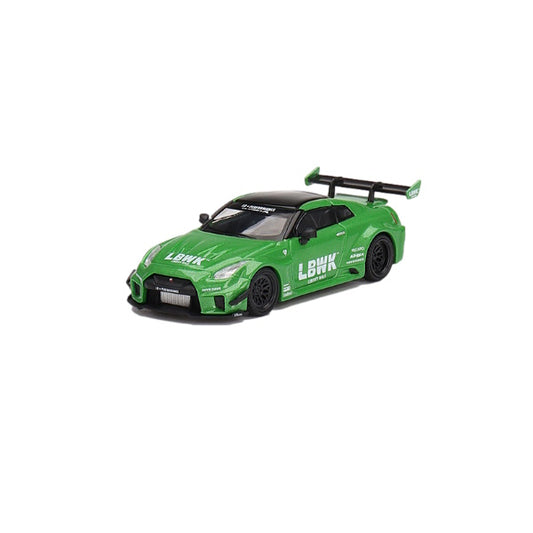 1:64 scale LB-Silhouette WORKS GT NISSAN 35GT-RR Ver.2 Apple Green