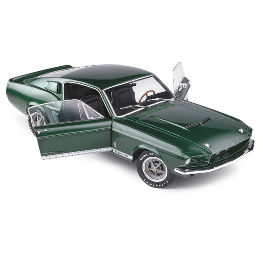 1:18 scale 1967 Shelby Mustang GT500 in Dark Highland Green